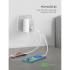 LDNIO fast traveler charger and USB-A to lightning cable { 18W max Type – C ( Power delivery ) port + 12W max USB-A port / adapt all countries } A4403C
